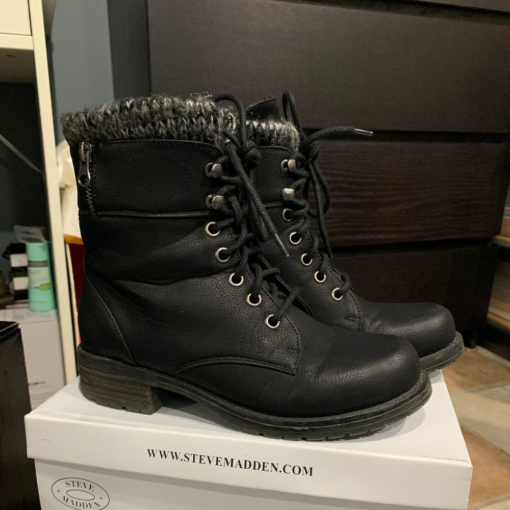 Steve Madden Milina Combat Boots